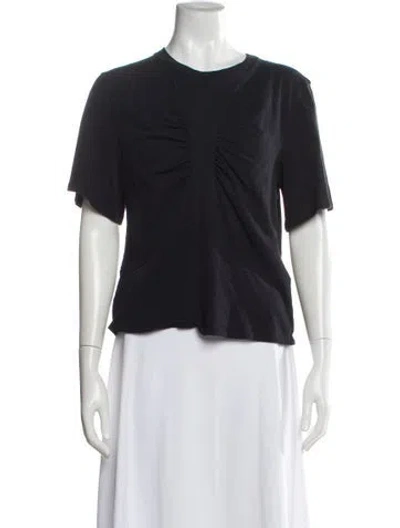 Pre-owned Isabel Marant Crew Neck Short Sleeve Top In Black