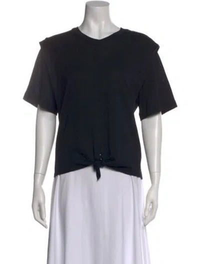 Pre-owned Isabel Marant Crew Neck Short Sleeve T-shirt In Black
