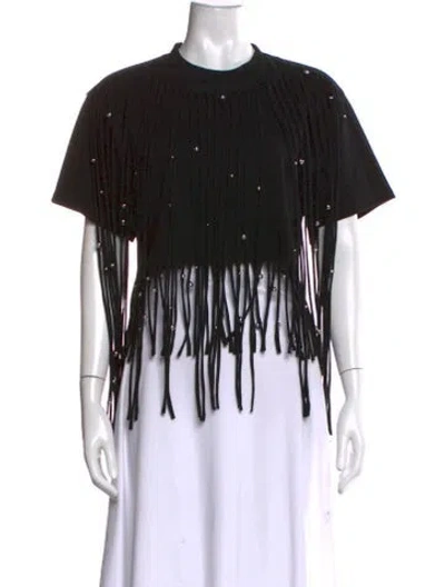 Pre-owned Isabel Marant Crew Neck Short Sleeve T-shirt In Black