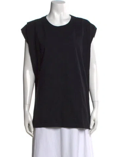 Pre-owned Isabel Marant Crew Neck Short Sleeve T-shirt In Black