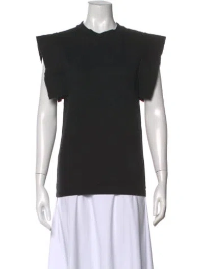 Pre-owned Isabel Marant Crew Neck Short Sleeve T-shirt In Black
