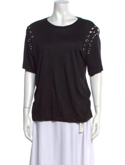 Pre-owned Isabel Marant Crew Neck Short Sleeve T-shirt In Black