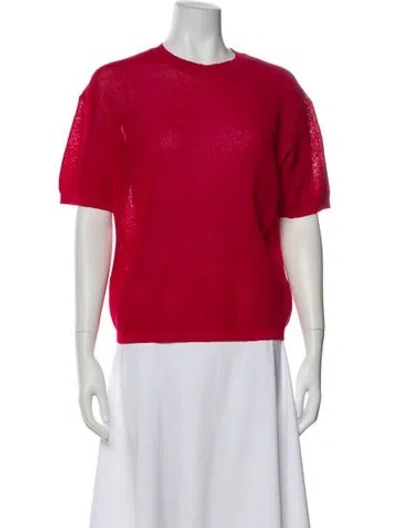 Pre-owned Isabel Marant Crew Neck Short Sleeve T-shirt In Red