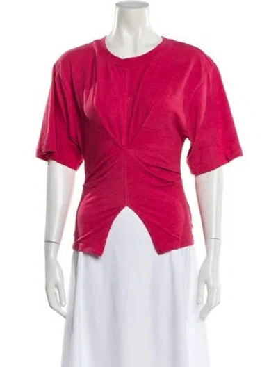 Pre-owned Isabel Marant Crew Neck Short Sleeve T-shirt In Red