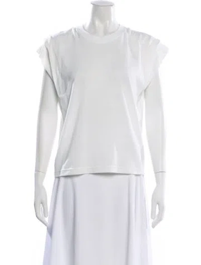 Pre-owned Isabel Marant Crew Neck Short Sleeve T-shirt In White