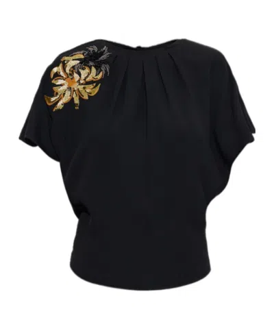 Isabel Marant Crew Neck Short-sleeved T-shirt In Black