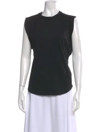 Pre-owned Isabel Marant Crew Neck Sleeveless Top In Black