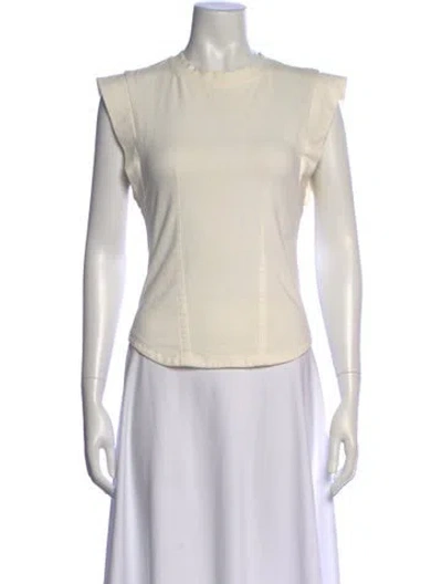 Pre-owned Isabel Marant Crew Neck Sleeveless Top In Neutral