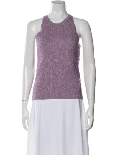 Pre-owned Isabel Marant Crew Neck Sleeveless Top In Purple
