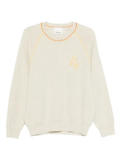 Isabel Marant Crew-neck Sweater In Neutral