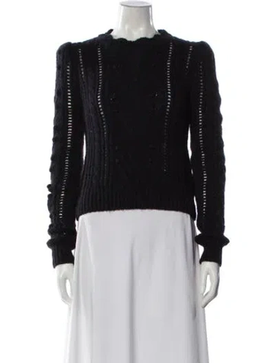 Pre-owned Isabel Marant Crew Neck Sweater In Black