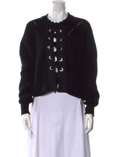 Pre-owned Isabel Marant Crew Neck Sweater In Black