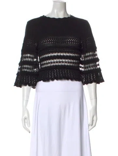 Pre-owned Isabel Marant Crew Neck Sweater In Black