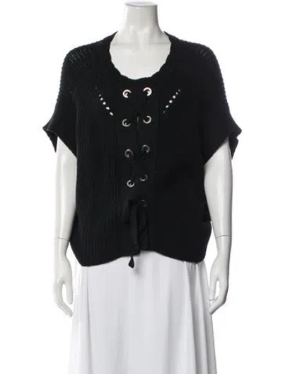 Pre-owned Isabel Marant Crew Neck Sweater In Black