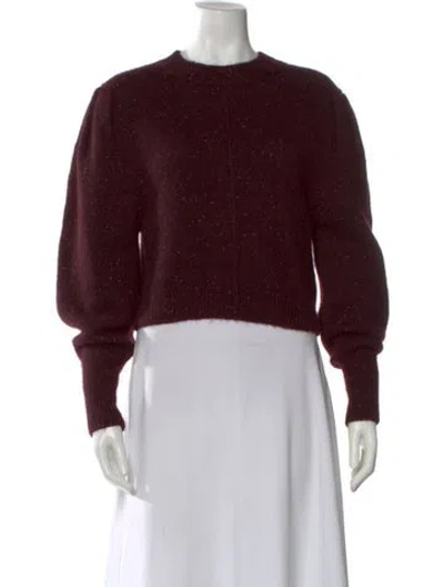 Pre-owned Isabel Marant Crew Neck Sweater In Burgundy