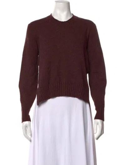 Pre-owned Isabel Marant Crew Neck Sweater In Burgundy