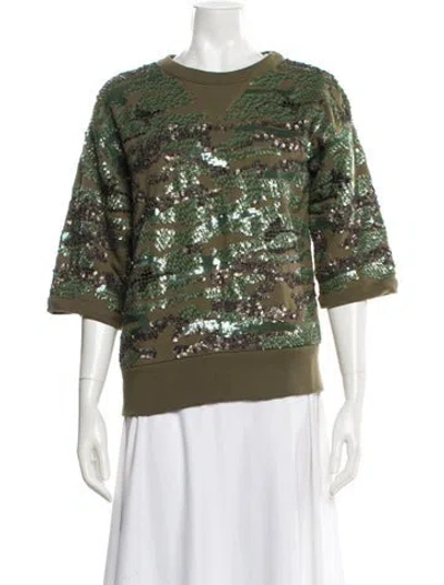 Pre-owned Isabel Marant Crew Neck Sweater In Green