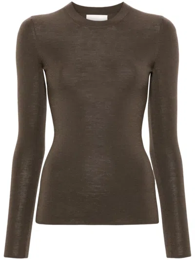 Isabel Marant Crew-neck Sweater In Green