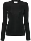 Isabel Marant Panila Velour-knit Sweater In Grey