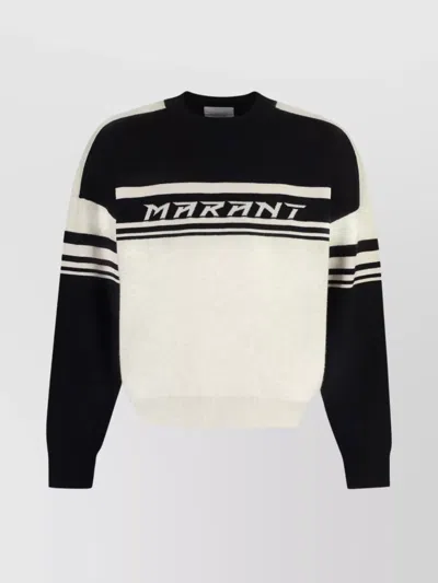 ISABEL MARANT CREW-NECK SWEATER IN COTTON BLEND