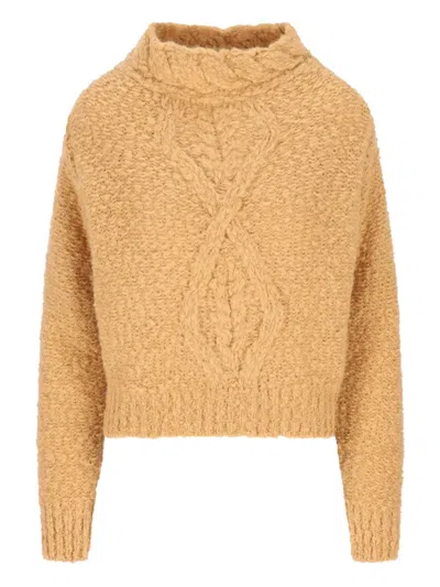 Isabel Marant Crew-neck Sweater In Neutral