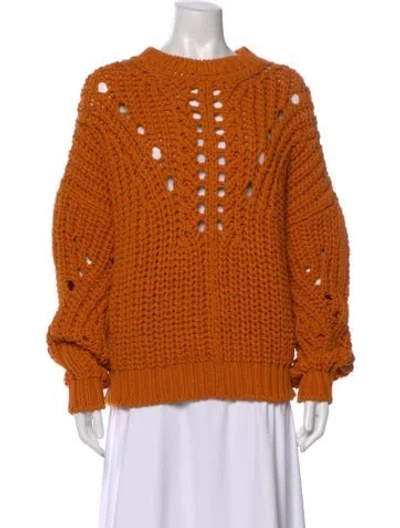 Pre-owned Isabel Marant Crew Neck Sweater In Orange