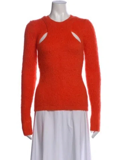 Pre-owned Isabel Marant Crew Neck Sweater In Orange