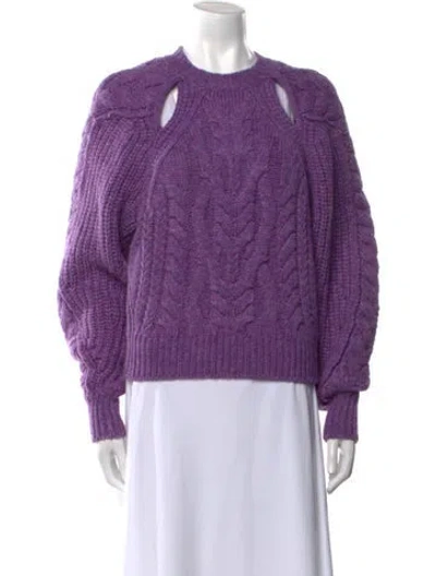 Pre-owned Isabel Marant Crew Neck Sweater In Purple