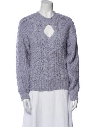 Pre-owned Isabel Marant Crew Neck Sweater In Purple