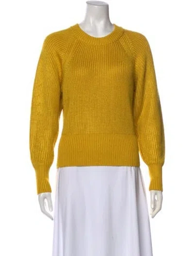 Pre-owned Isabel Marant Crew Neck Sweater In Yellow