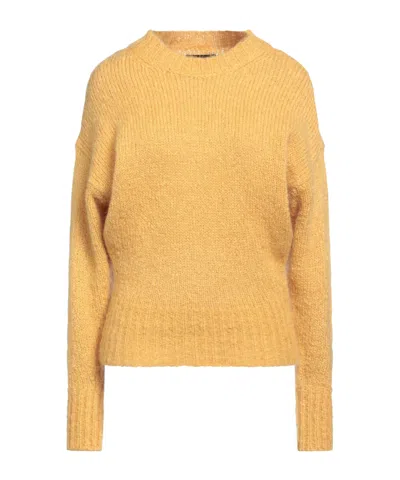 Isabel Marant Crew Neck Sweater In Yellow