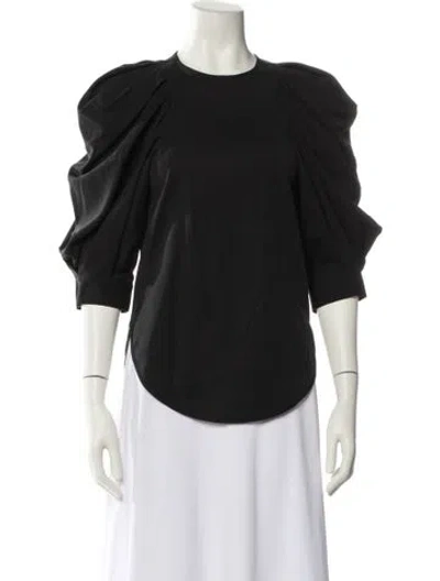 Pre-owned Isabel Marant Crew Neck Three-quarter Sleeve Blouse In Multi