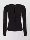 Isabel Marant Crew-neck Top With Raglan Puff Sleeves