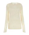 Isabel Marant Women's Ivory Cotton Blend Cooper Sweater In Nude