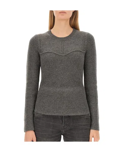 Isabel Marant Women Slmi Fit Shirt In Brown