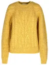 Isabel Marant Crewneck Long-sleeved Jumper In Honey