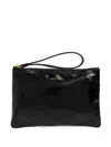 Isabel Marant Mino Zipped Clutch Bag In Black