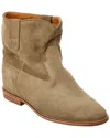 Isabel Marant Crisi Suede Bootie In Brown