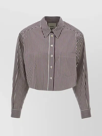 Isabel Marant Cropped Shirt Chest Pocket Detail