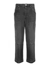 ISABEL MARANT CROPPED STRAIGHT-LEG JEANS