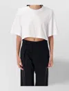 Isabel Marant Cropped T-shirt Short Sleeves In White