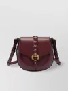 Isabel Marant Crossbody Suede Bag With Adjustable Braided Strap