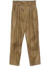 Isabel Marant Gwen Trousers In Brown