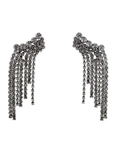 Pre-owned Isabel Marant Crystal 'a Wild Shore' Drop Earrings In Multi