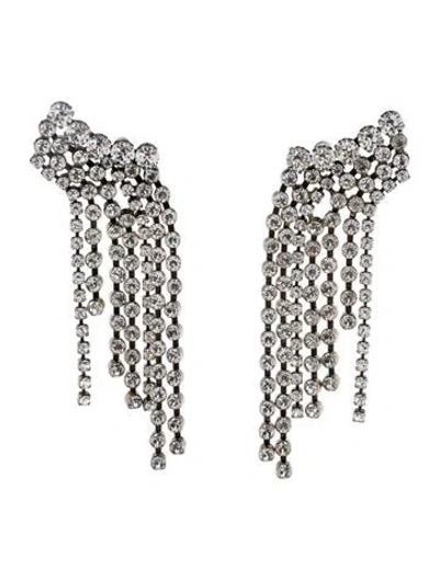 Pre-owned Isabel Marant Crystal 'a Wild Shore' Drop Earrings In Multi