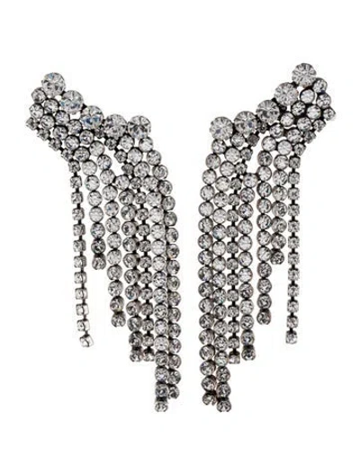 Pre-owned Isabel Marant Crystal 'a Wild Shore' Drop Earrings In Multi