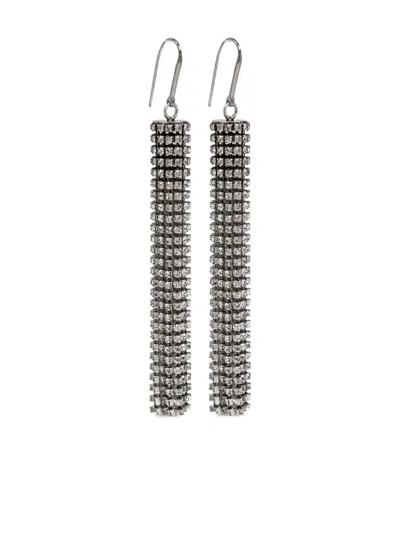 ISABEL MARANT CRYSTAL-EMBELLISHED EARRINGS