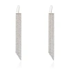 Isabel Marant Crystal-embellished Pendant Earrings In White