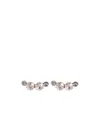 Isabel Marant Crystal-embellishment Earings In Gray