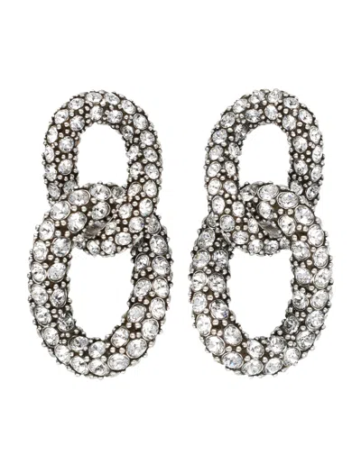 Isabel Marant Crystal-embellished Double Drop Earrings 4.5 Cm In Multi